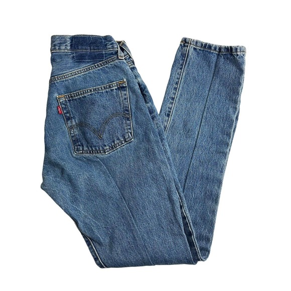 REFORMATION x LEVI's 501 Remade High Rise Button Fly Jeans Size 29 - Picture 5 of 11